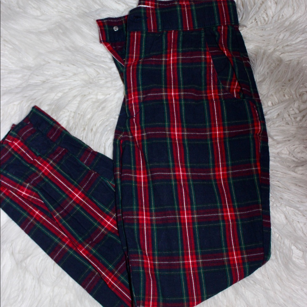 Hollister Plaid Pants